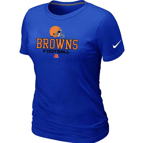 Nike Cleveland Browns Women's Critical Victory NFL T-Shirt - Blue